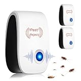 Bugshield Milben Stecker 2025 2 Stück, Skield Bug Shield Milbenstecker, Effizientes Reduzieren von Milben Plug & Play Leise Betrieb Für Schlafzimmer & Wohnbereiche (2)