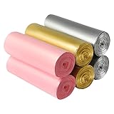 6 Rollen/120 Stück kleine Müllsäcke, 6 - 4 Gallonen langlebige Müllbeutel, kleine Müllsäcke für Küche, Bad, Schlafzimmer, Büro