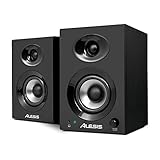 Alesis Elevate 3 MKII - Aktive Desktop-Studiolautsprecher für Heimstudios/Video-Bearbeitung/Gaming und Mobilgeräte