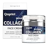 Collagen Gesichtscreme Anti-Aging, Retinol und Hyaluronsäure – Tägliche Feuchtigkeitscreme für Gesicht, Hals – Feuchtigkeitscreme gegen Falten, geeignet für Frauen und Männer, 50 ml