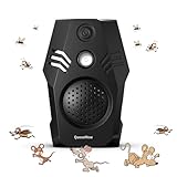 Ultraschall Mäuseabwehr für den Innenbereich, Mäuse Vertreiben Plug in, 4 Modi & Zwei Leistungsoptionen Ratten Vertreiben, Harmlose Mäuseschreck für Mäuse, Kakerlaken, Käfer, Ameisen