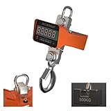 ZKLGS Hängewaage, Elektronische Hakenkranwaage 1-3-5-10-15-20 Tonnen Direkte Ansicht Drahtlose Fernbedienung Druckfunktion(A Look Directly 3T)