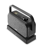 Hama TV Lautsprecher kabellos (kabelloser Stereo Funklautsprecher 2,4 GHz + Bluetooth, TV Sprachverstärker für Senioren und Hörgeschädigte, Ladestation, 2X 5 Watt, 3 Modi, 18h Spielzeit) schwarz