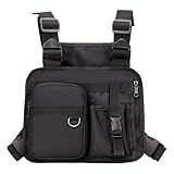 Herren Brusttasche, Laufgurt Outdoor Tasche, Aufbewahrungstasche Für Wanderreisen Männer Frauen Läufer Sport Joggen