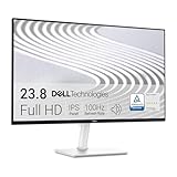 Dell S2425H 24 Zoll Full HD (1920x1080) Monitor, 100Hz, IPS, 4ms, 99% sRGB, Eingebaute Lautsprecher, Ultradünner Rahmen, 2X HDMI, 3 Jahre Garantie, Weiß