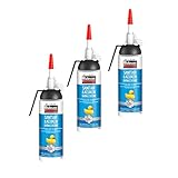 Henkel Rubson, BAD KÜCHE Silikon Dichtstoff, schimmelresistent ausgestattetes, langlebiges Silikon für Küche und Bad, leicht zu verarbeiten, wasserdichter Fugenfüller, 3x 100ml Spender, Farbe Weiß (3)