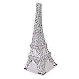 WESIEVYA Witzige Eiffelturm Papierlaterne Weiß Handgefertigt Robuste Dekoration Für Hochzeiten Gartenpartys Geburtstage Vielseitig Hängend Und Aufstellbar
