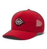 Columbia Unisex-Erwachsene Collegiate PFG Elite 3D Stretch Snap Back Ballkappe, Arche – roter Samt, Einheitsgröße