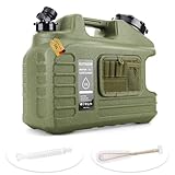 Umikk 13L Wasserkanister mit Hahn und Schraubdeckel/Toolkit, Wassertank für Wandern Camping Picknick Wohnwagen, Camping Wasserkanister, Wasserkanister BPA-frei,für Outdoor Reise Hause