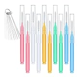 yakermur Duschkopf Reinigungsbürste,10 Stück Duschkopf Spalten Bürstenset Miniaturbürsten - Reinigungs Werkzeuge Für Haushalt Badezimmer Bohrer Vermieter Wasserhahn Strahlregler