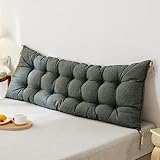MZYZPPBD Rückenlehne Bett Kissen Lesekissen Für Bett Sofa Bequem Und Weich Lendenkissen Kopfstütze Fürs Bett Kopfteil Mit Abnehmbarem Bezug Für Schlafzimmer Mit Tatami-Sofa,B,150 x 10 x 50 cm