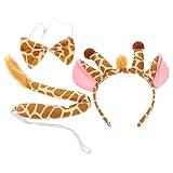 BESPORTBLE 1 Satz Giraffe -Stirnbandkopfschmuck Tierstirnband Plüsch Tierkostüm Giraffenkostüm für Tierzubehörkostüm Tierstirnband und - Stoff