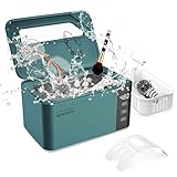 Ultraschallreiniger Schallreiniger für Brillen 600ml,50W Brillenreinigungsgerät Ultrasonic Cleaner mit 5Modi 43kHzUltraschallreinigungsgerät Brille Ultraschallbad Ultraschallgerätfür BrillenOchre
