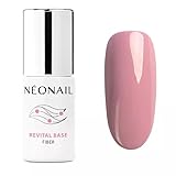NÉONAIL UV Nagellack - Base Coat Gel UV - Revital Base Fiber - Warm Cover - Unterlack Für Nägel - Lack Gel - Modeling Base - 7,2 ml