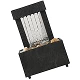 Ciieeo Kleiner Tischbrunnen mit Beruhigendem Wasserfall Dekorativer Kleiner Zimmerbrunnen aus Langlebigem Material Geeignet für Büro und Zuhause