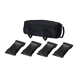 Kisangel Sandsack trainieren Gewichte und Sandsäcke Aufhängungssatz Trainingsgeräte Sandsäcke ohne Sand Sack Sand sandsack Training Power-Sandsack Trainingssandsäcke Mini-Sandsäcke Black