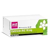 Cetirizin AbZ 10 mg Filmtabletten: Zur Behandlung von allergischen Symptomen wie Heuschnupfen und chronischer Nesselsucht, 100 Filmtabletten