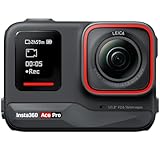 Insta360 Ace Pro - wasserdichte Action-Kamera, zusammen mit Leica entwickelt, 1/1,3'-Sensor und KI-Rauschunterdrückung für Beste Bildqualität, 4K120fps, 2,4'-Klappbildschirm & modernste KI-Funktionen