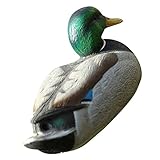 Milisten Gartenente Statue Realistische Entenfigur Dekoration für Teich und Garten Langlebig und Detailgetreu als Jagdbait