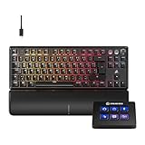 Corsair K70 PRO TKL + Elgato Stream Deck Mini Bundle – Mechanische Kabelgebundene Tenkeyless-Gaming-Tastatur mit Studio-Controller für Zoom, Teams, PowerPoint, MS Office etc, kompatibel mit PC/Mac