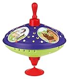 Lena 52226 - Brummkreisel Pferdetraum Ø 19 cm, Metall Schwungkreisel aus Blech, klassischer Pumpkreisel, Blechkreisel mit Pferde Motiv, Kreisel mit Standfuß, für Kinder ab 18 Monate