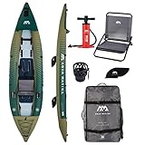Aqua Marina Caliber 398 Angler/Angeln Drop-Stitch Fusion Kajak 1/2 Personen 398 cm Grün