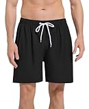 ACHTELEPHS Badehose Herren Badeshorts Schnelltrocknend Männer Swimming Shorts Schwimmhose L