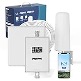 ANYCALL Mobilfunk Signalverstärker für Band 3 und 7, Empfangsverstärker Handy für Haus und Büro, 4G LTE 3G GSM Repeater mit Touch-LCD, Handynetz Verstärker für Alle Deutschen Netzbetreibers