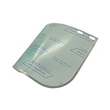 Viwanda großes Polycarbonat-Visier aluminiumverstärkt 40x20cm - Ersatz-Einzelpackung für 07-02-SE1760-YTr