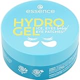 essence HYDRO GEL eye patches ICE, EYES, baby! 30 Pairs, Augenpflege, Blau, feuchtigkeitsspendend, kühlend, schimmernd, vegan, ölfrei, ohne Parfüm, ohne Alkohol, 1er Pack (90g)