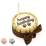 PetLove Hundetorte Happy Birthday • Geburtstagskuchen für Hunde • Geschenk für Hunde • Geburtstagstorte Hund