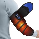 AFDEAL Kabelloses Heizkissen für Arm, Ellbogen und Bein, 5000 mAh wiederaufladbares, schnell aufheizendes Arm-Heizkissen mit 3 Wärme- und Zeiteinstellungen