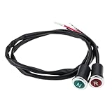 VGOL 2 Stücke DC 12V Motorrad Neutral Rückwärtsgang Lichtanzeige für 90 125 150 200 300 ATVs Rot Grün Licht