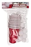 Out of the blue Trinkspiel/Beer Pong / 15 Kugeln und 22 Becher à 550 ml/Material: Kunststoff