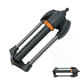 Viereckregner Garden, Wassersprenger für Rasen, Baustellenkühlung und Staubschutzsprinkler, für Gemüsegarten Gewächshaus Hof Landschaft Terrasse Pool