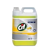 Cif Professional Allzweckreiniger Zitrus - Zuverlässige Reinigung für gründliche Sauberkeit, professionelle Ergebnisse mit erfrischendem Zitrusduft, 5L Kanister