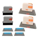 Acbmveen 8 PCS Fensterschienenreiniger Fenstersims-Rillen-Abstellkammer-Bürste für Fensterschiebetür-Schiene und Fenstersims Kleine Spa