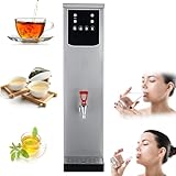 Kommerzieller Heißwasserboiler mit automatischer Temperaturregelung und tropffreiem Wasserhahn, ideal für Tee und Kaffee in den Kantinen