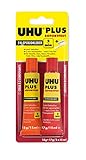 UHU PLUS sofortfest Tube Binder + Tube Härter, Infokarte