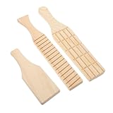 SHINEOFI 3 Stück Teiliges Holz-Pottery-paddel Tonmodellierbrett für Keramik Figuren-skulpturen Holzwerkzeuge zum Formen Glätten und Modellieren von Tragbares Töpferwerkzeug für