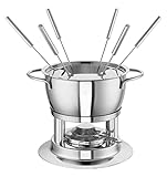 Rohe Fonduetopf Fiona aus Edelstahl hergestellt, mit einem Volumen von: 2,20 l, in der Größe: 18cm, 208271-18, Silber