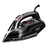 Russell Hobbs Bügeleisen [3100W, 210 g/min Extra-Dampfstoß] Dampfbügeleisen Power (350ml, Keramik-Bügelsohle, Selbstreinigungs- & Sprühwasserfunktion, Antikalk, Tropfstopp, 70 g/min Dampf) 20630-56