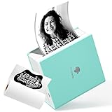 Phomemo M02 Taschendrucker Mini Bluetooth Thermodrucker Tragbarer Fotodrucker mit wiederaufladbarem Akku und USB-Kabel, kompatibel mit Android & IOS, für Journal, Studie, DIY-Malerei, Grün