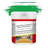 Epoxid-Bodenfarbe | rutschfeste Epoxidversiegelungsfarbe | Bodenbeschichtung auf Wasserbasis | Bodenversiegelung gegen Luft & Wasser | Robuste Bodenfarbe für Innen & Außen zu Hause oder in