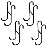 4 STK Duschhaken Duschwand Ohne Bohren, Handtuchhalter Heizkörper Duschwand, Haken Heizung Badheizkörper, Haken für Handtuchheizkörper Haken für Duschtürhaken Glastürhaken Duschabzieher Halterung