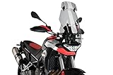 Puig 20764H Multi-verstellbares Visier 2.0 Clip-on von in Rauchgrau – aerodynamisch, widerstandsfähig und anpassbar für optimalen Schutz des Fahrers während der Fahrt