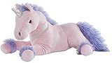 Heunec 351974 - Classic, Einhorn liegend XL 50 cm, sortiert, Hellviolett, Hellrosa, Rosa