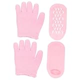 GRADENEVE 1 Set Feuchtigkeitsspendende Handschuhe Und Socken Hand Gel Einlegesohlen Für Damen Fersen Einlegesohlen Herren Gele Getönte Anti Stick Lippenmasken Einlegesohlen Für Herren