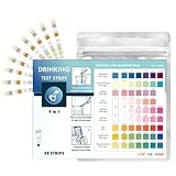 100 Stück Aquarium Wassertest,9-in-1 Aquarium Teststreifen,Nitrit Test Aquarium für Ph, Härte, Chlor, Nitrit, Nitrat,Nitrat Test Aquarium Ideal für Aquarien und Fischbecken