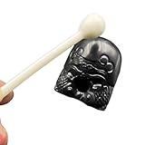 Dinchaakuarry Holz Fisch Tempel Block, Chinesische Fisch Holz Trommel, Holz Fisch Tempel Block Spielzeug, Raumdekoration Schlagzeug Instrument für Küche Wohnzimmer